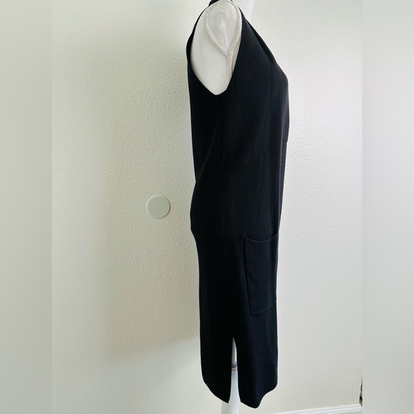 Ann Taylor Women's Black Open Front Long Sweater Vest Size XS - Picture 4 of 12